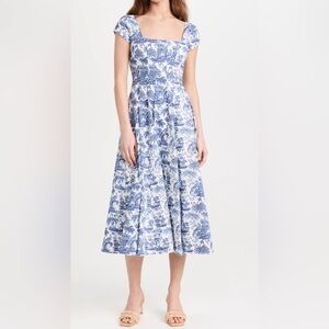 STAUD Short Sleeve Wells Dress